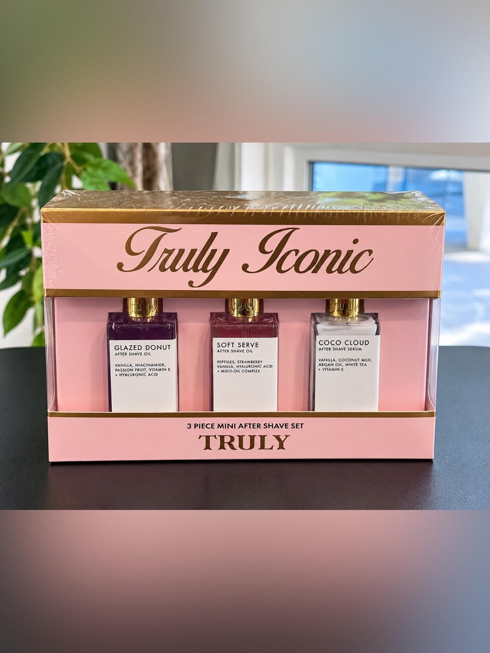 Truly Iconic 3-Piece Mini After Shave Body Treatment Set NEW